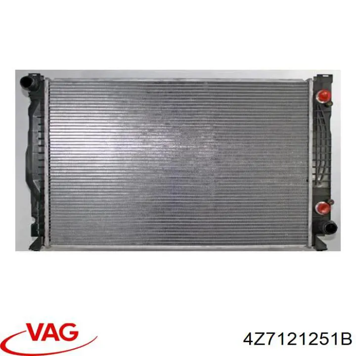 Compre 4Z7121251B VAG Radiador de esfriamento de motor