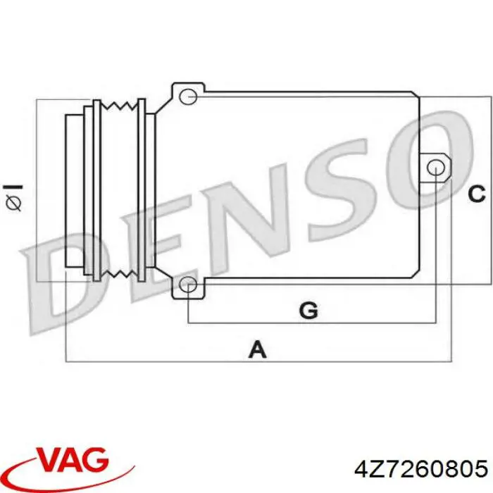 Compressor de aparelho de ar condicionado VAG 4Z7260805 preço, a partir de 228,95 USD