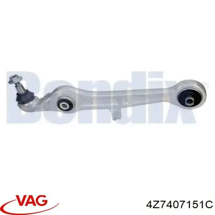 Compre 4Z7407151C VAG Braço oscilante inferior esquerdo/direito de suspensão dianteira