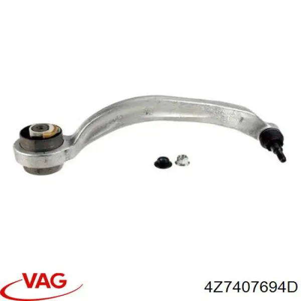 4Z7407694D VAG Braço oscilante inferior direito de suspensão dianteira
