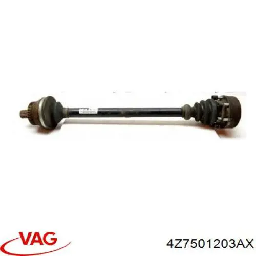4Z7501203AX VAG Semieixo traseiro
