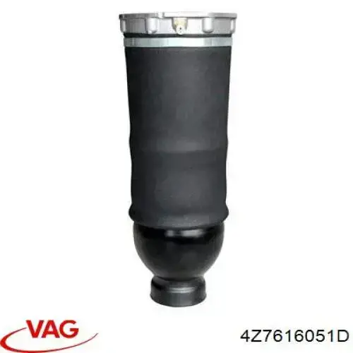 Compre 4Z7616051D VAG Coxim pneumático (suspensão de lâminas pneumática) do eixo dianteiro