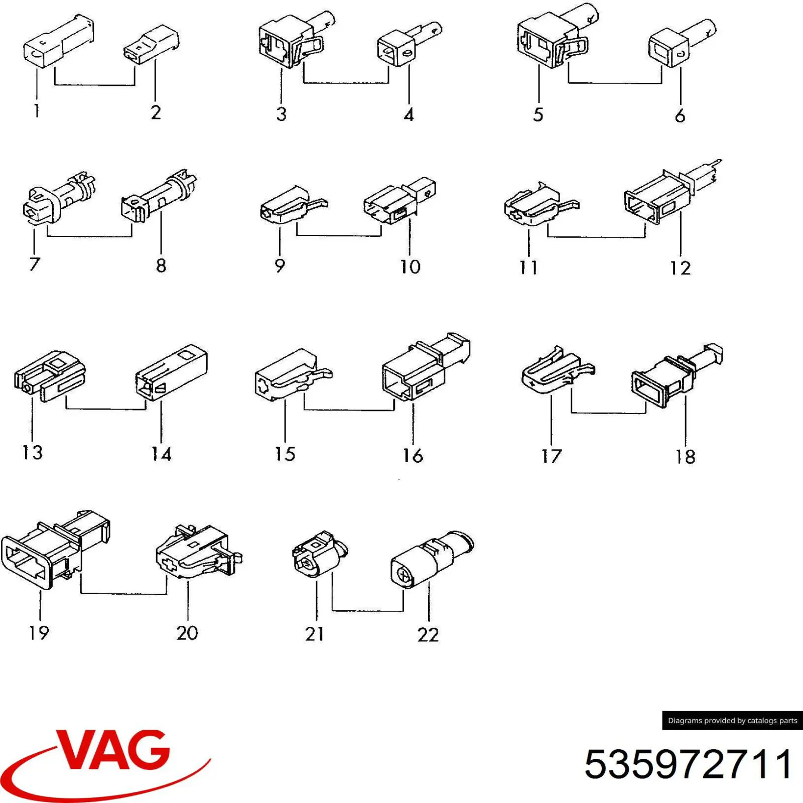  VAG 535972711 preço, a partir de 21,25 USD