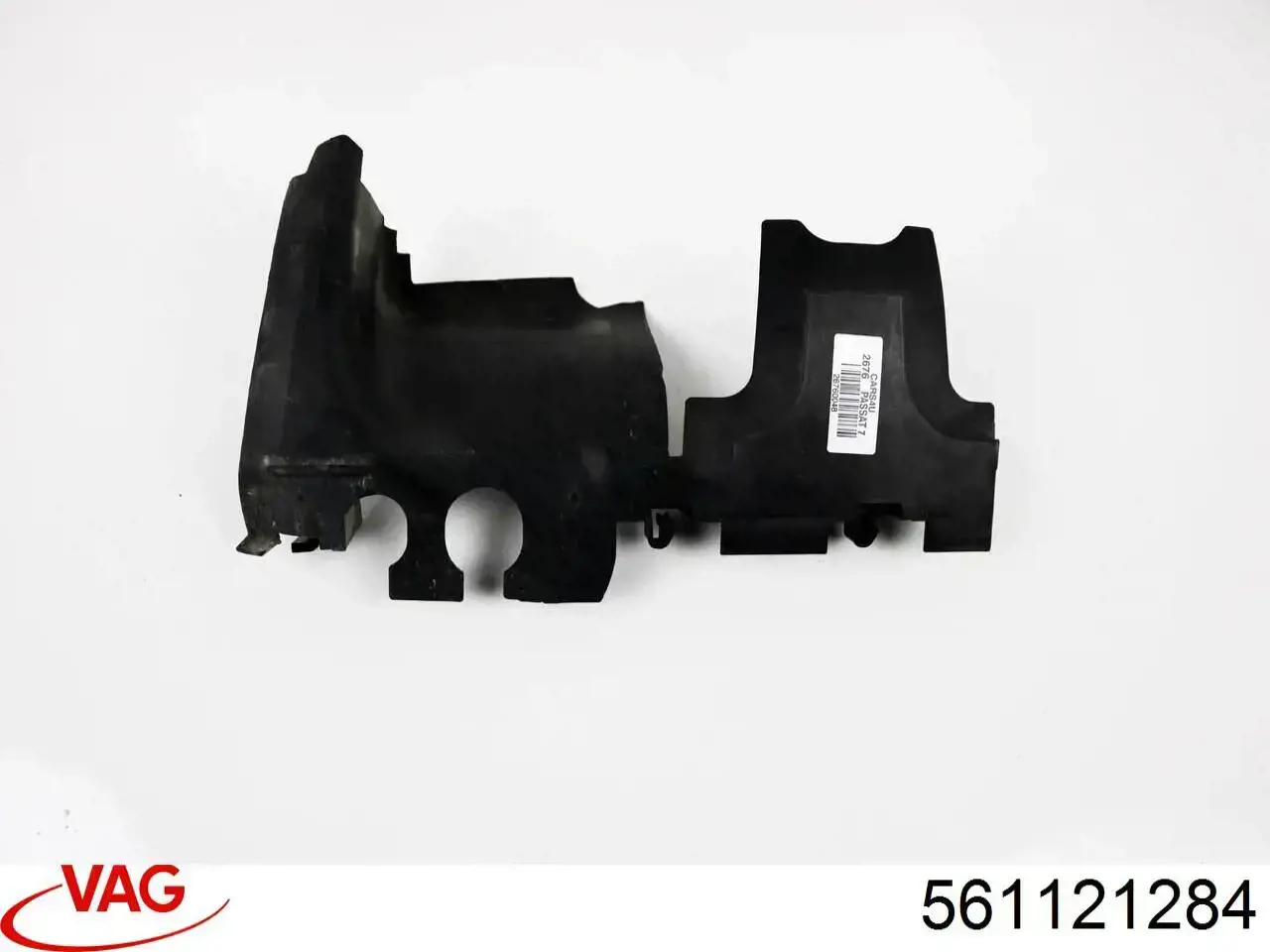 561121284 VAG Conduto de ar (defletor) direito do radiador