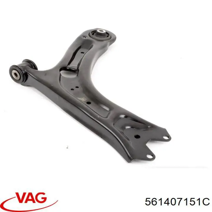 Compre 561407151C VAG Braço oscilante inferior esquerdo de suspensão dianteira