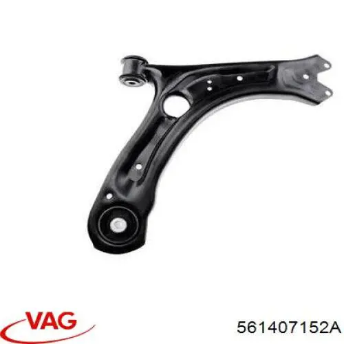 561407152A VAG Braço oscilante inferior direito de suspensão dianteira