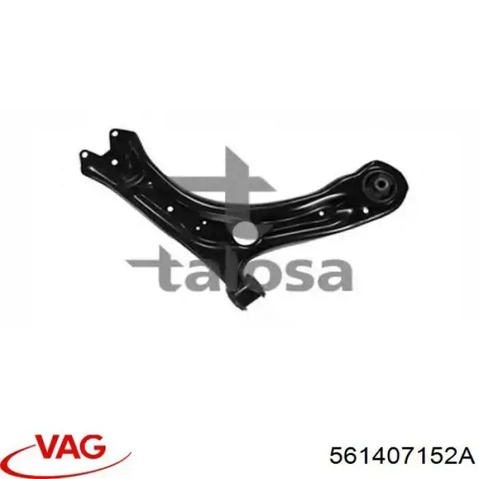 Compre 561407152A VAG Braço oscilante inferior direito de suspensão dianteira