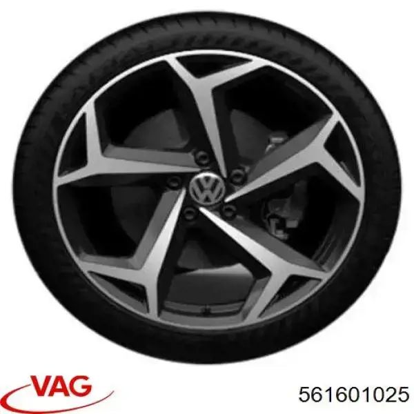 561601025 VAG Discos de roda de aleação ligeira (de aleação ligeira, de titânio)