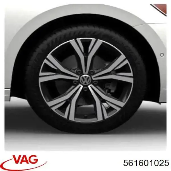 Compre 561601025 VAG Discos de roda de aleação ligeira (de aleação ligeira, de titânio)