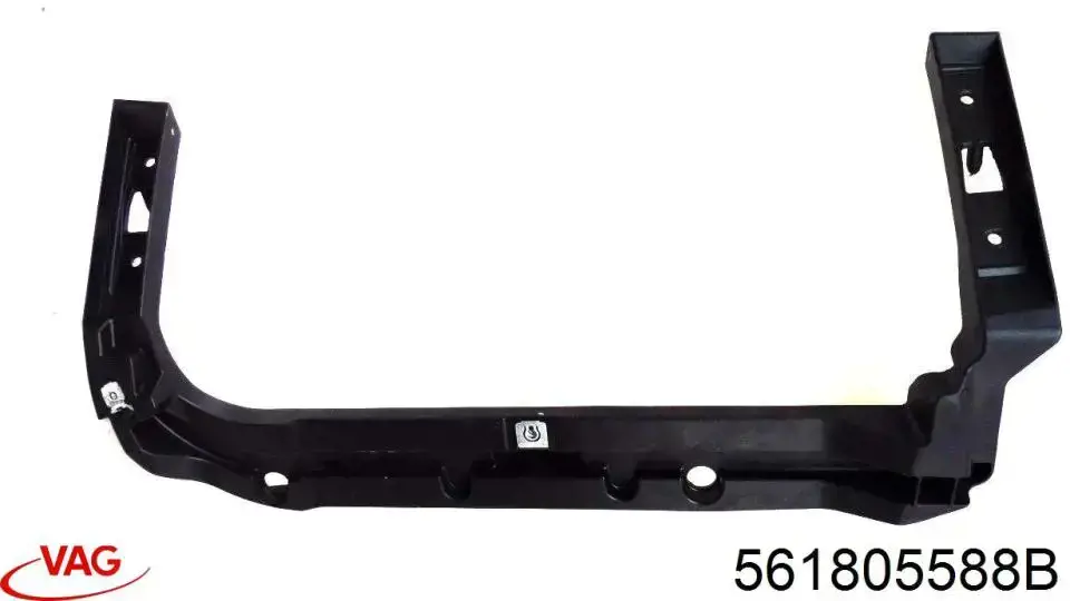 Suporte do radiador montado (painel de montagem de fixação das luzes) AND 30805127