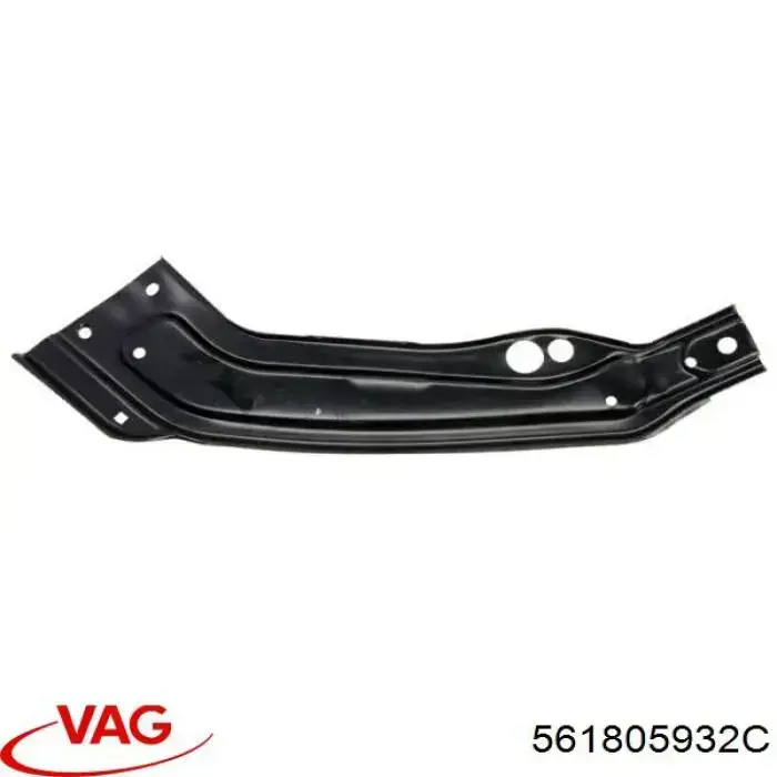 Suporte direito do radiador (painel de montagem de fixação das luzes) VAG 561805932C preço, a partir de 16,90 USD