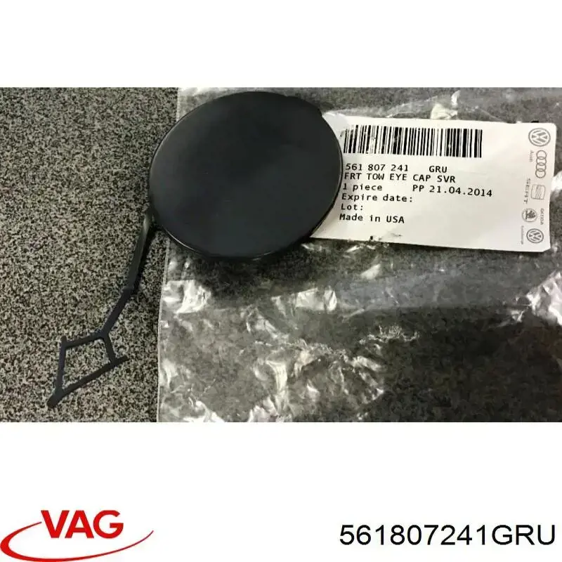 Tampão dianteira do pára-choque do gancho de reboque VAG 561807241GRU preço, a partir de 37,08 USD