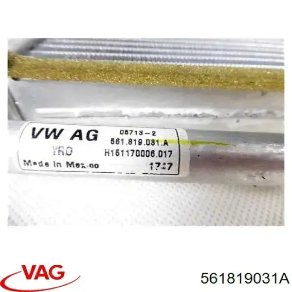Compre 561819031A VAG Radiador de forno (de aquecedor)