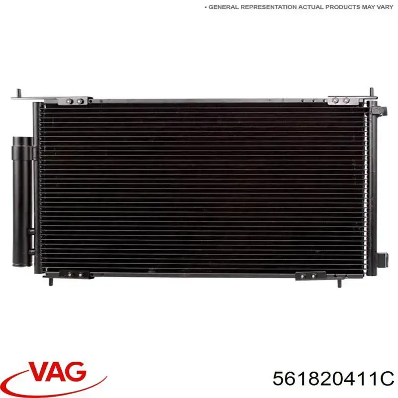 561820411C VAG Radiador de aparelho de ar condicionado