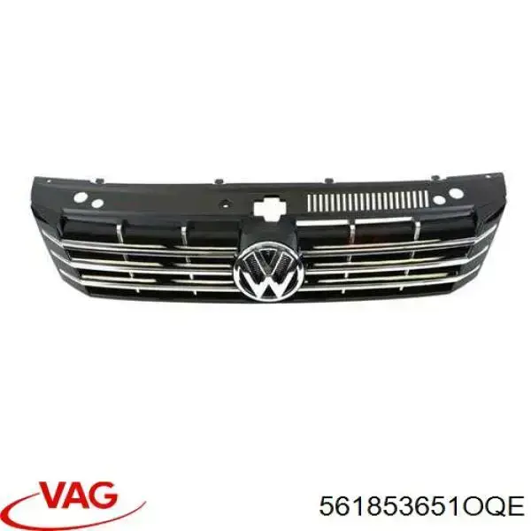 561853651OQE VAG Grelha do radiador