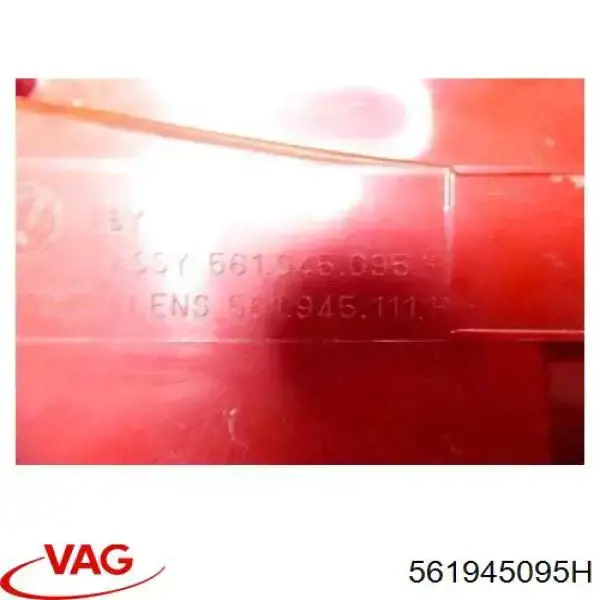 Lanterna traseira esquerda externa VAG 561945095H preço, a partir de 207,79 USD