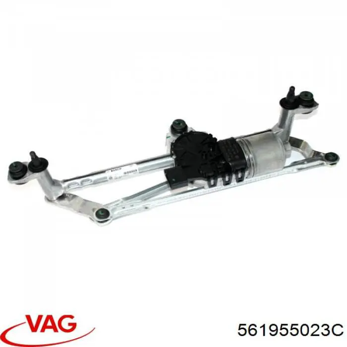 561955023C VAG Trapézio de limpador pára-brisas