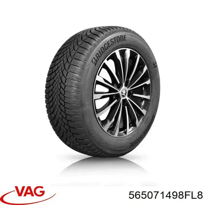 Discos de roda de aleação ligeira (de aleação ligeira, de titânio) VAG 565071498FL8 preço, a partir de 464,47 USD