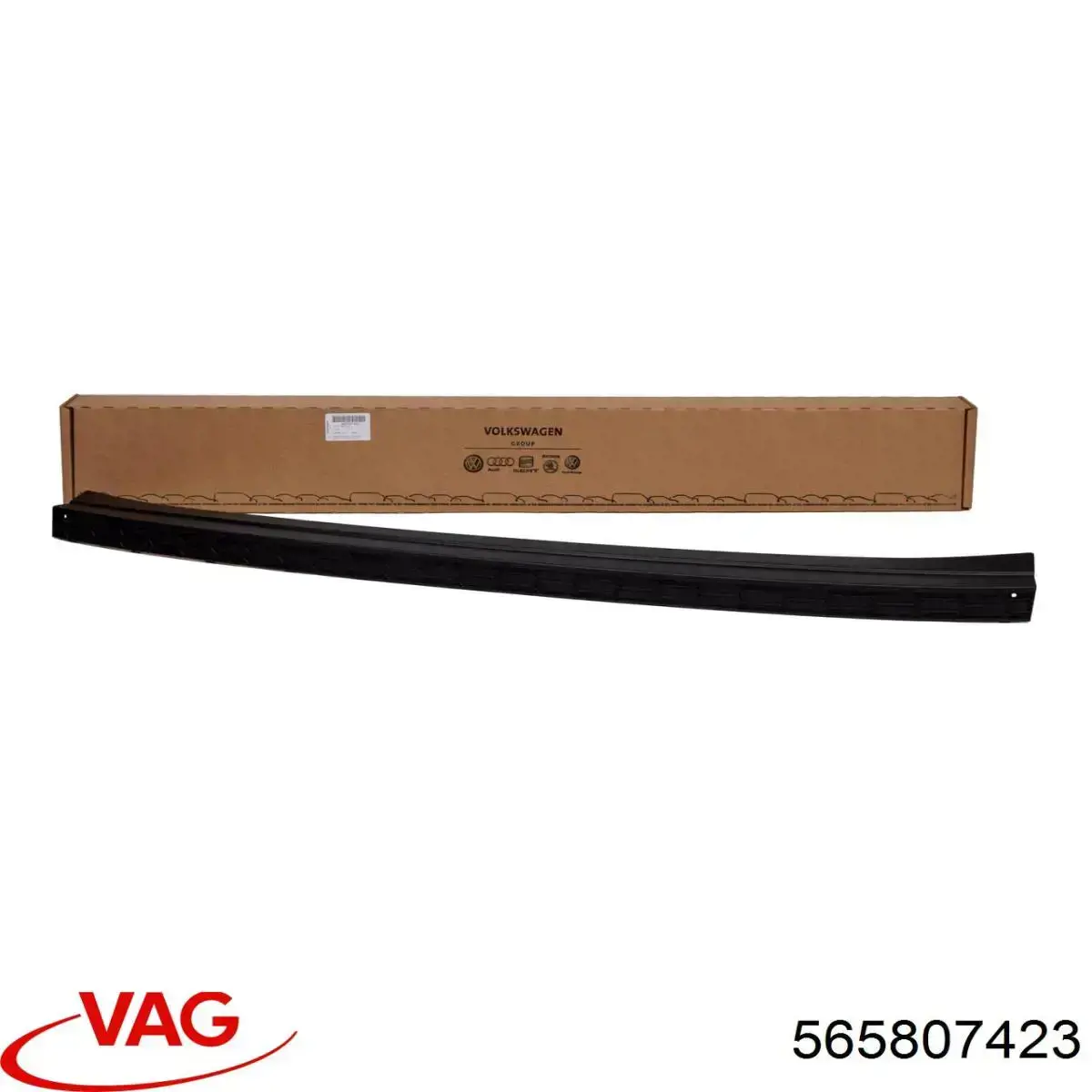 Placa sobreposta do pára-choque traseiro superior de proteção (degrau-grampo dobrável) VAG 565807423 preço, a partir de 38,25 USD