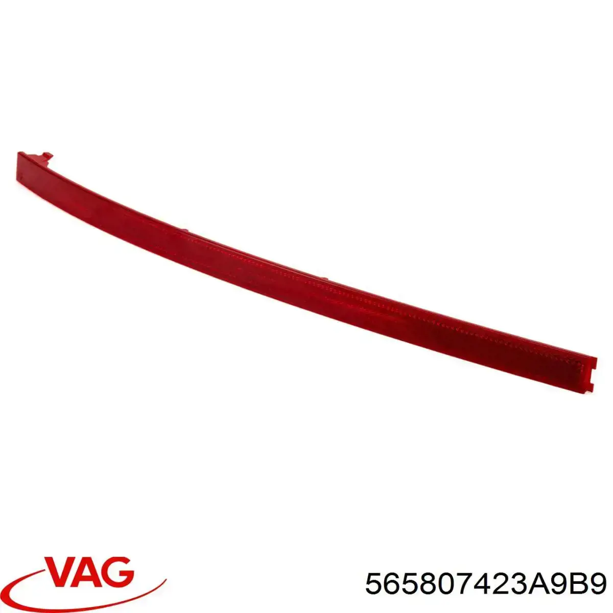 565807423A9B9 VAG Placa sobreposta do pára-choque dianteiro