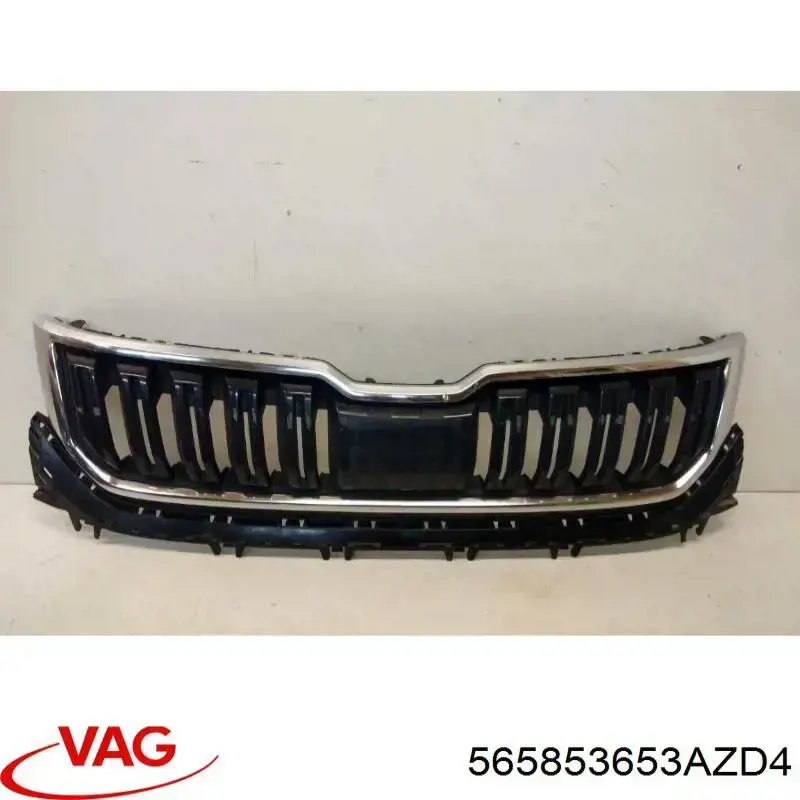 565853653AZD4 VAG Grelha do radiador