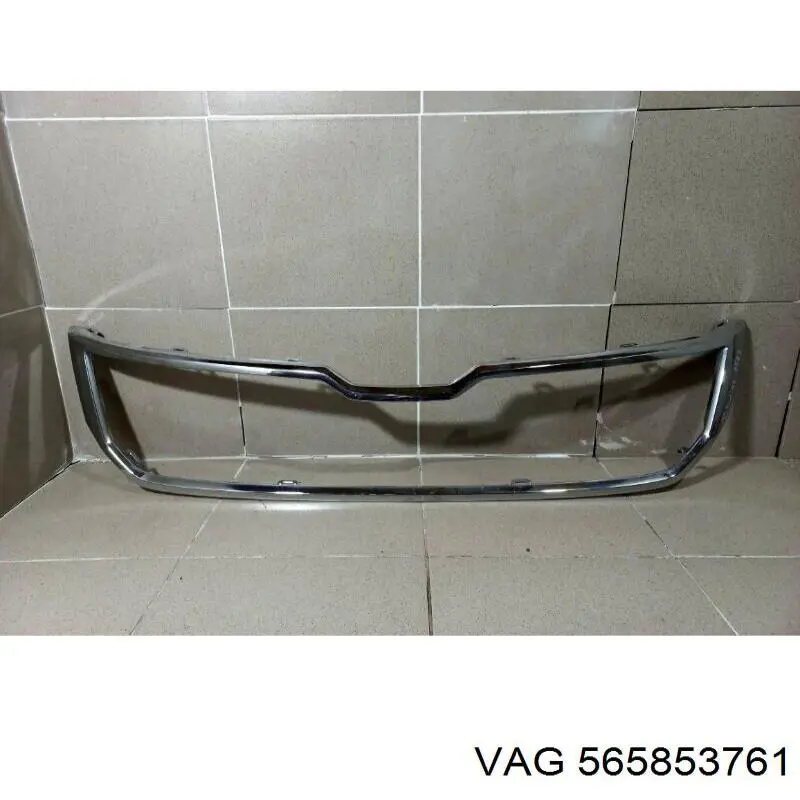 565853761 VAG Placa sobreposta (carcaça) de grelha do radiador