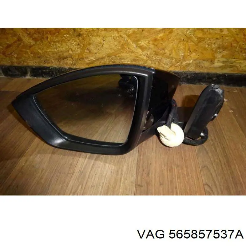 565857537A VAG Placa sobreposta (tampa) do espelho de retrovisão esquerdo