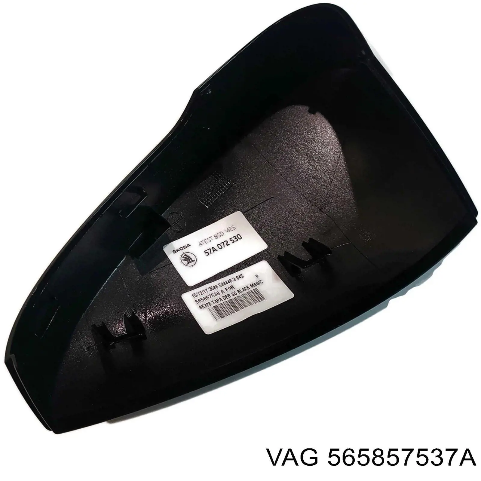 Placa sobreposta (tampa) do espelho de retrovisão esquerdo VAG 565857537A preço, a partir de 37,23 USD