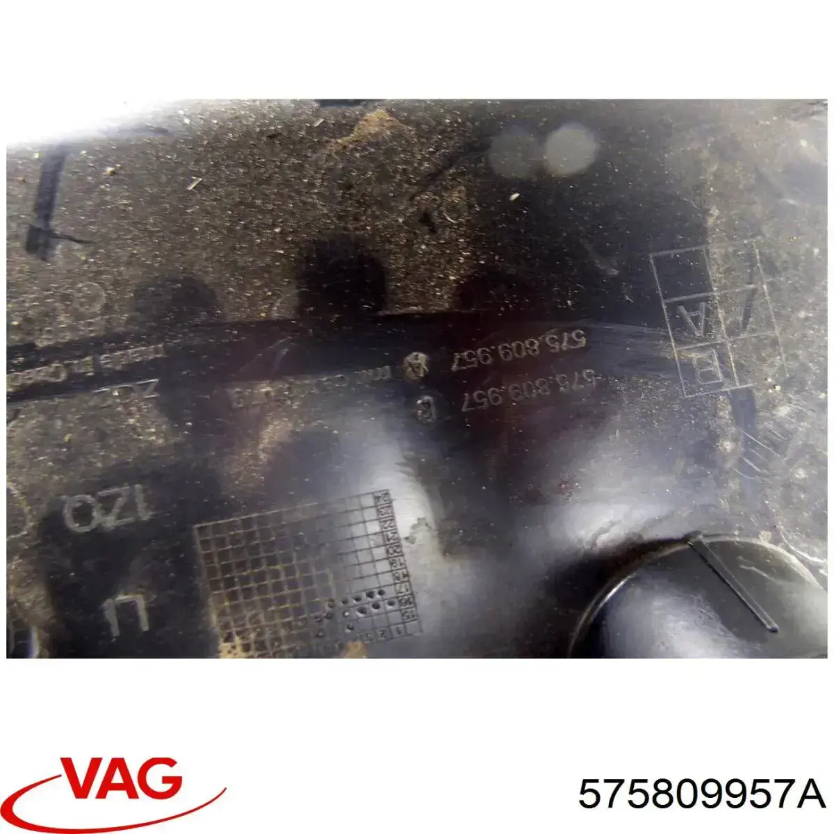 Compre 575809957A VAG Guarda-barras esquerdo traseiro do pára-lama dianteiro