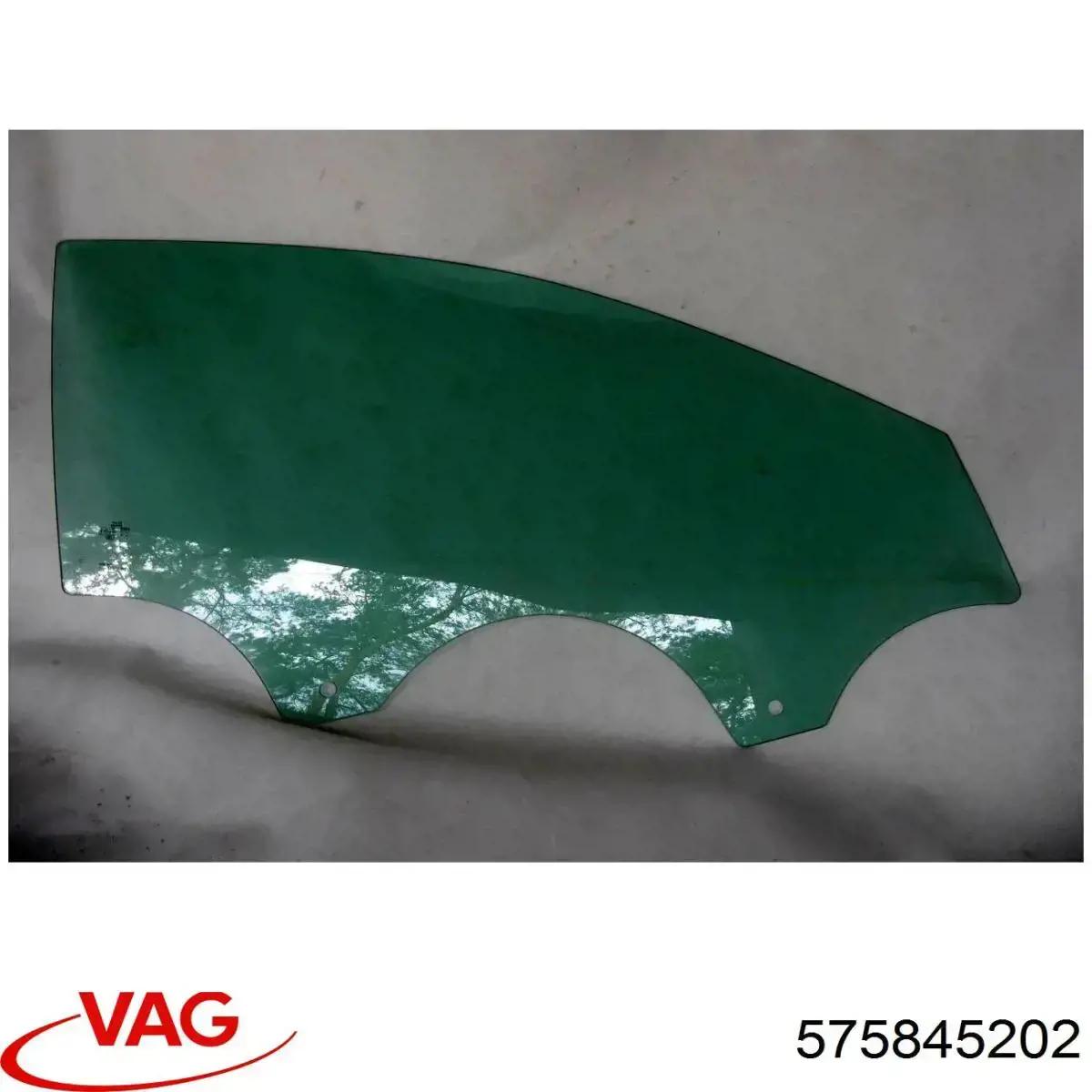 575845202 VAG Vidro da porta dianteira direita