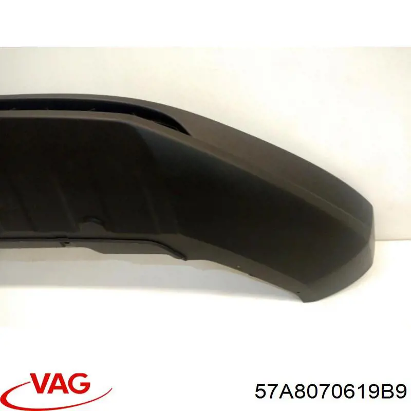 57A8070619B9 VAG Spoiler do pára-choque dianteiro