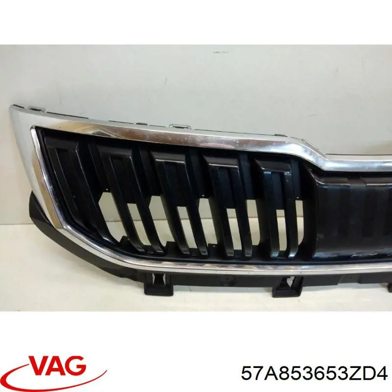 Grelha do radiador 57A853653ZD4 VAG
