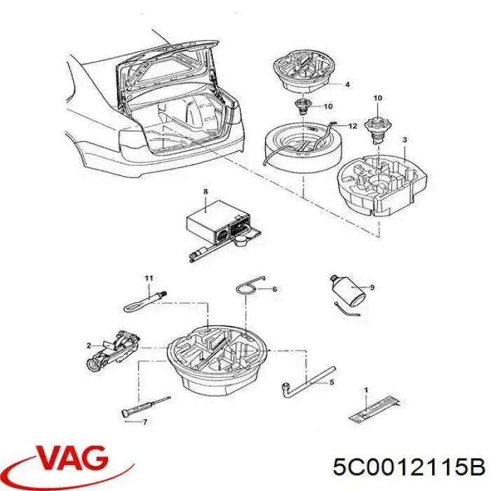  VAG 5C0012115B preço, a partir de 107,65 USD