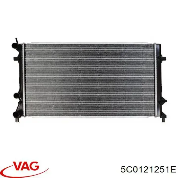 Compre 5C0121251E VAG Radiador de esfriamento de motor