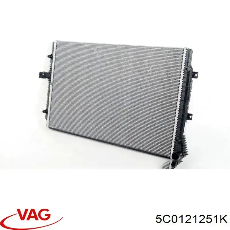 Radiador de esfriamento de motor 613WVA16732 TYC