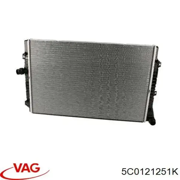 Radiador de esfriamento de motor VAG 5C0121251K preço, a partir de 107,87 USD