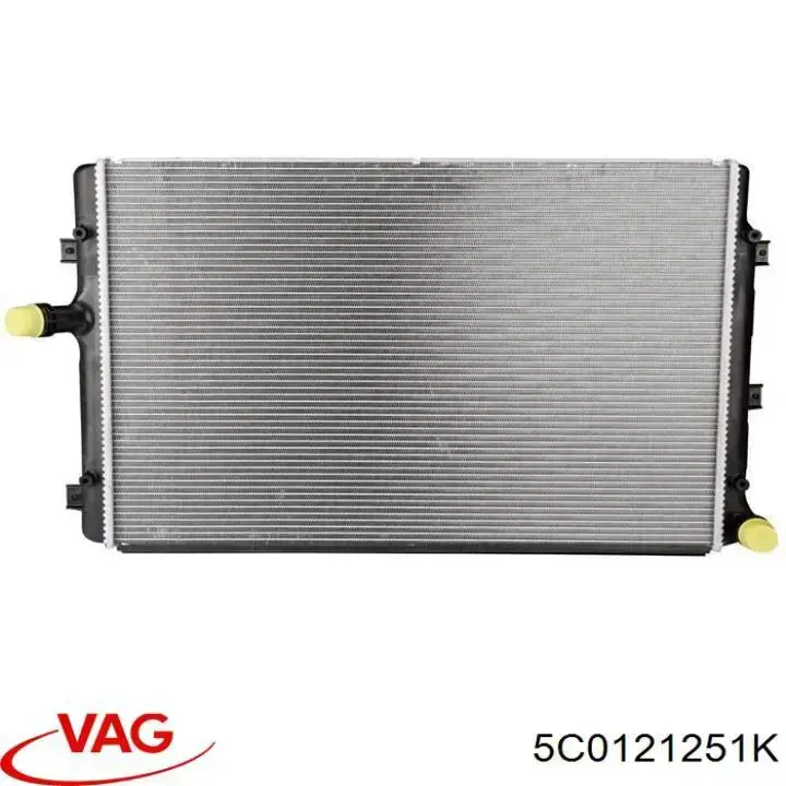 5C0121251K VAG Radiador de esfriamento de motor