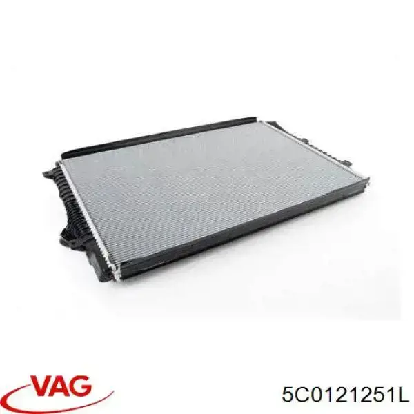 Radiador de esfriamento de motor VAG 5C0121251L preço, a partir de 109,19 USD