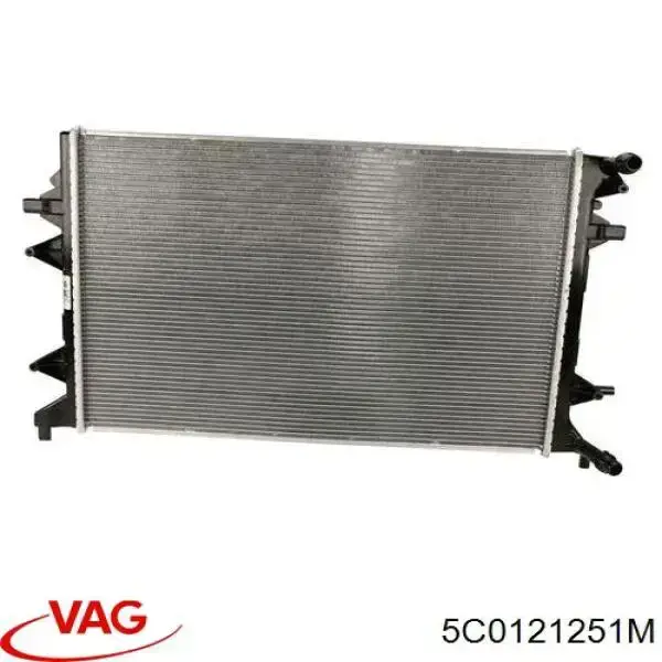 5C0121251M VAG Radiador de esfriamento de motor