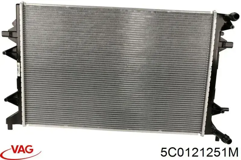 Radiador de esfriamento de motor VAG 5C0121251M preço, a partir de 119,25 USD