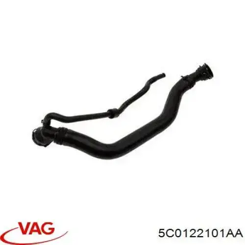 Mangueira (cano derivado) do radiador de esfriamento superior VAG 5C0122101AA preço, a partir de 47,49 USD