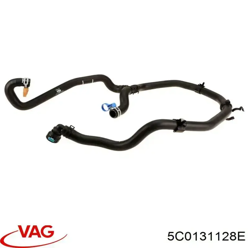 5C0131128E VAG Cano derivado de ar, desde a bomba até a válvula de fornecimento de ar