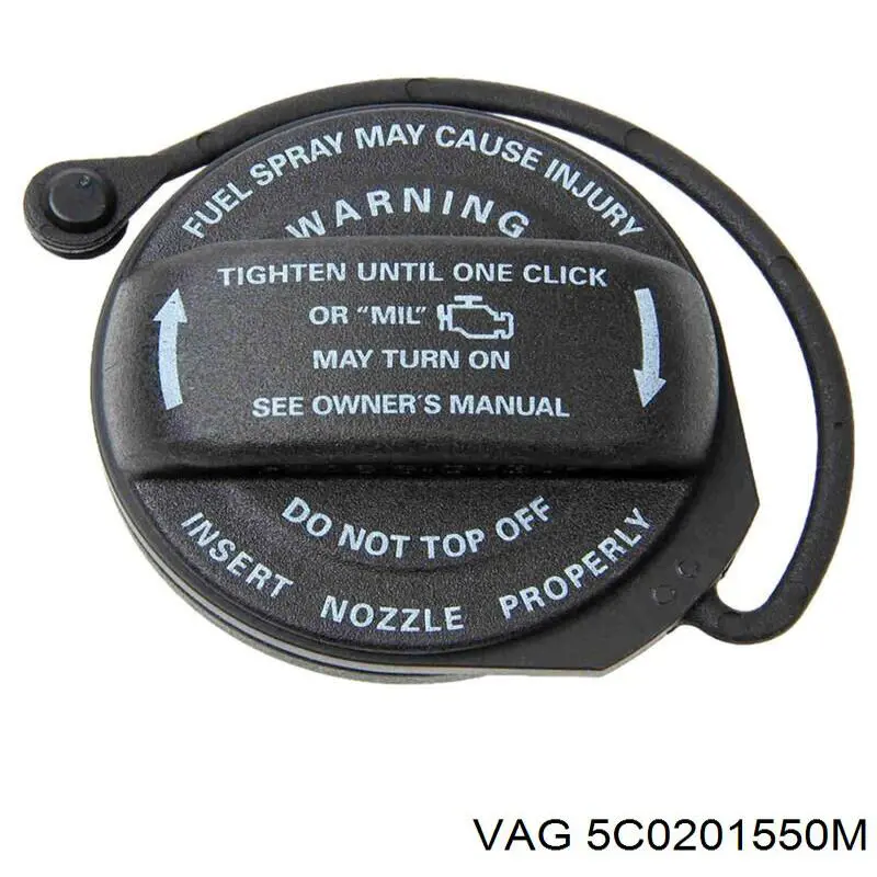 Compre 5C0201550T VAG Tampa (tampão) do tanque de combustível