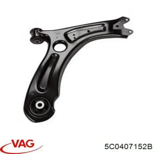 Braço oscilante inferior direito de suspensão dianteira VAG 5C0407152B preço, a partir de 56,25 USD
