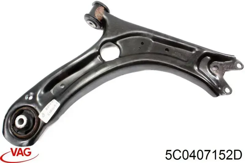 Braço oscilante inferior direito de suspensão dianteira VAG 5C0407152D preço, a partir de 103,87 USD
