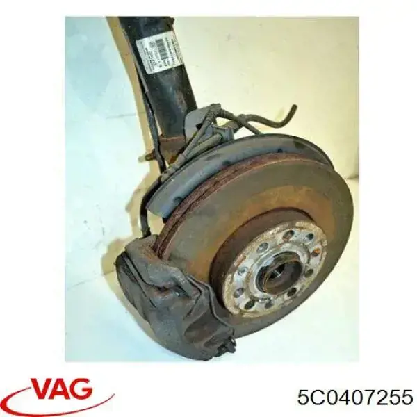 Compre 5C0407255 VAG Pino moente (extremidade do eixo) dianteiro esquerdo
