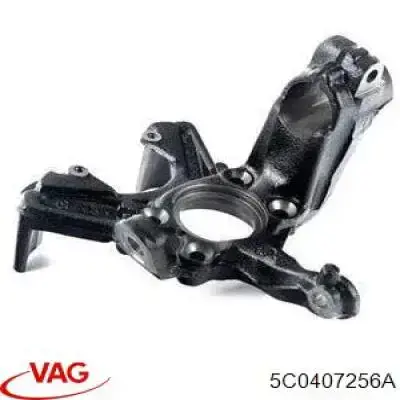 5C0407256A VAG Pino moente (extremidade do eixo) dianteiro direito