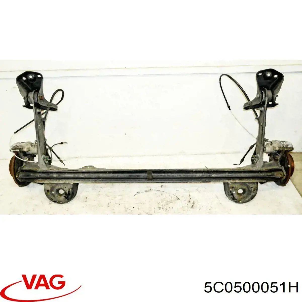 5C0500051H VAG Viga de suspensão traseira (plataforma veicular)