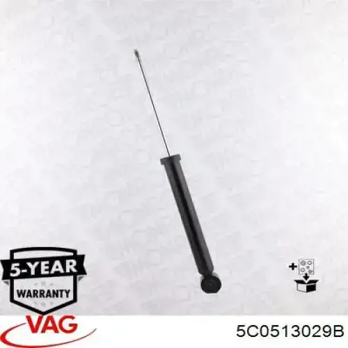 Compre 5C0513029B VAG Amortecedor traseiro