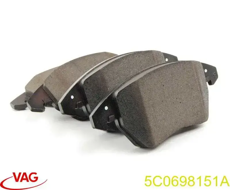 Sapatas do freio dianteiras de disco VAG 5C0698151A preço, a partir de 37,08 USD